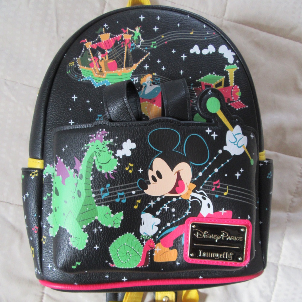 Main Street Electrical Parade Loungefly Backpack with Ear holder - Picture 3 of 3